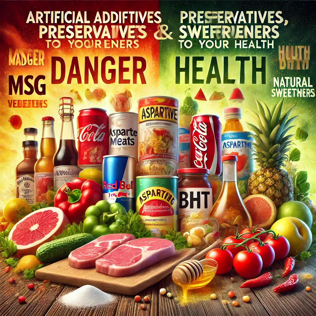 Artificial Additives, Preservatives, and Sweeteners to Avoid for your health